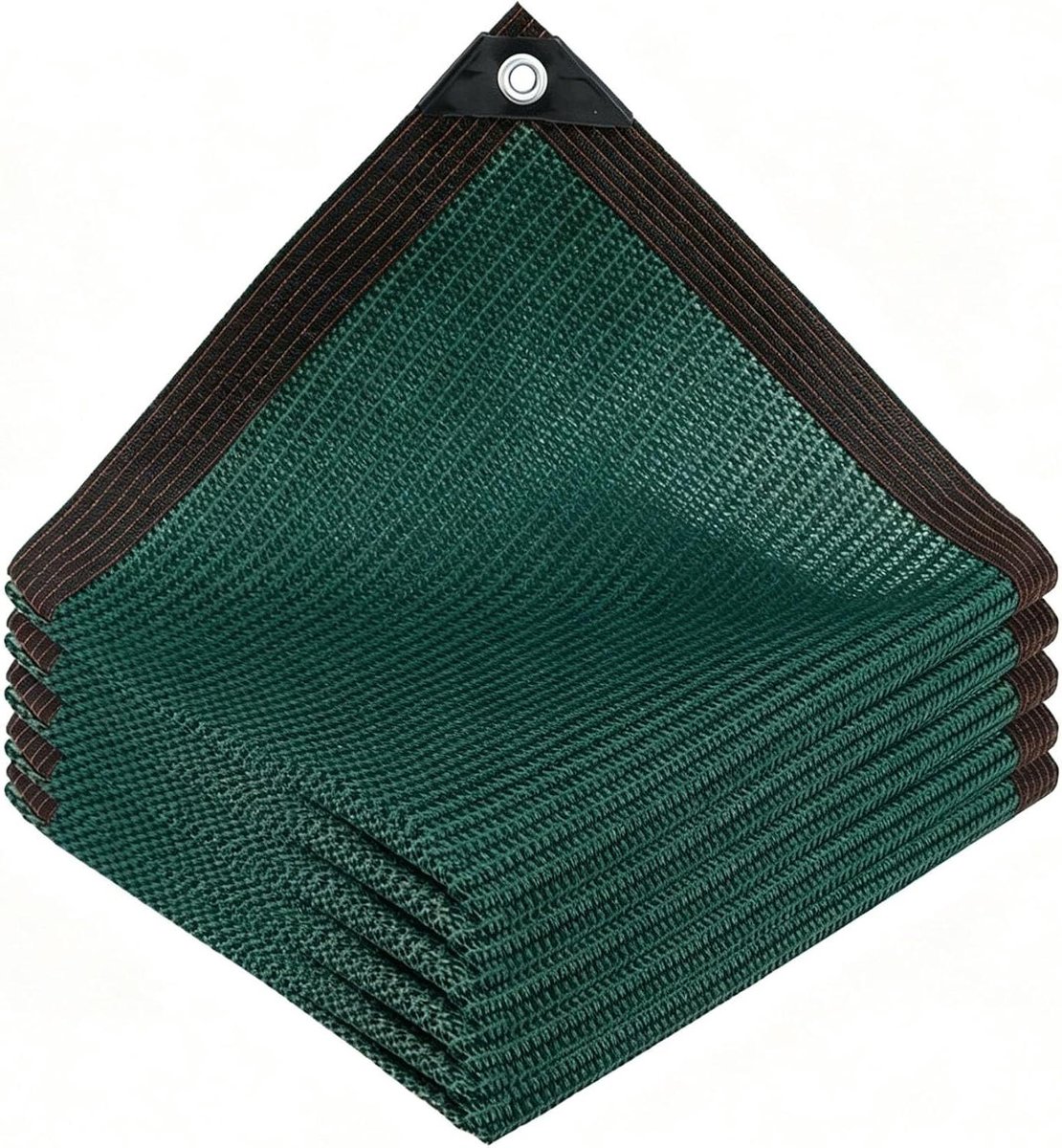 Schaduwgaas - Schaduwdoek Zonnedoek - Planten Beschermen - Ademend HDPE Materiaal - 210x405 cm - Donkergroen