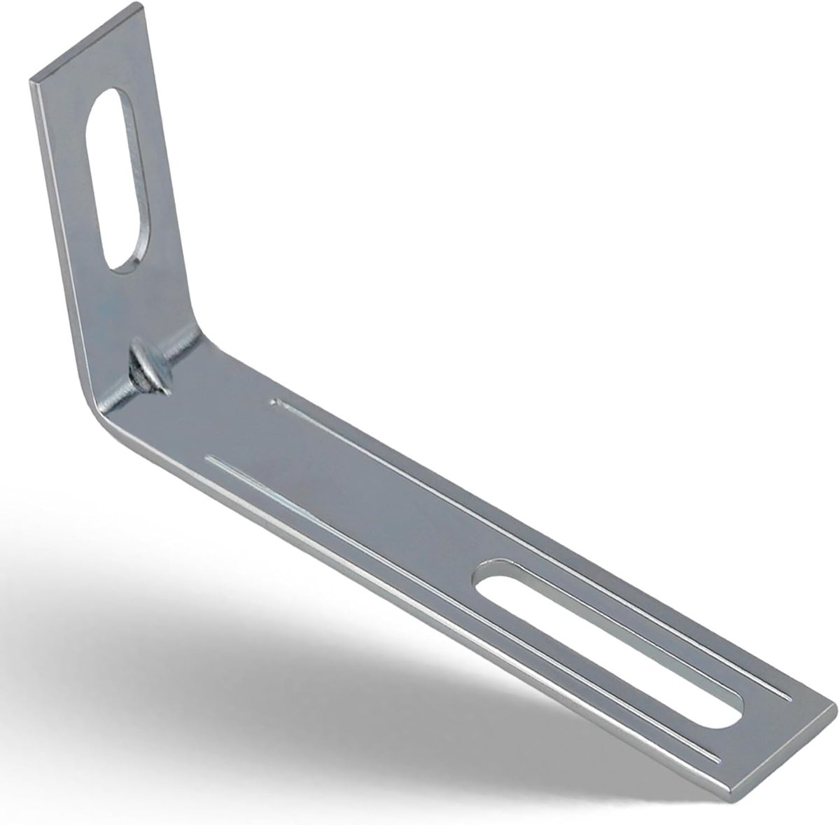 SnelShoppen - Tiltbescherming Meubels - Set van 4 - Gegalvaniseerd Staal - Wandmontage voor Kasten, Planken en Ledikanten - 90° Hoek - Flexibele Monta