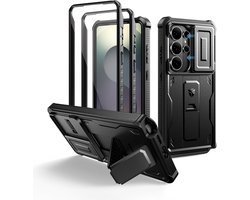 SnelShoppen - Dexnor Hoesje voor Samsung Galaxy S26 Ultra met Schuifcameraafdekking, 2 Frontlijsten, Ingebouwde Schermbeschermer, Standaard, Shockproo