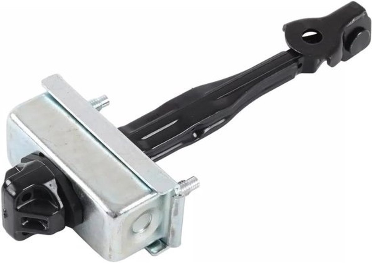 Deurstopper Deurband - Deurbegrenzer Scharnierband - Auto Onderhoud - Specifiek Model - 18 x 7.8 cm - Zwart Zilver