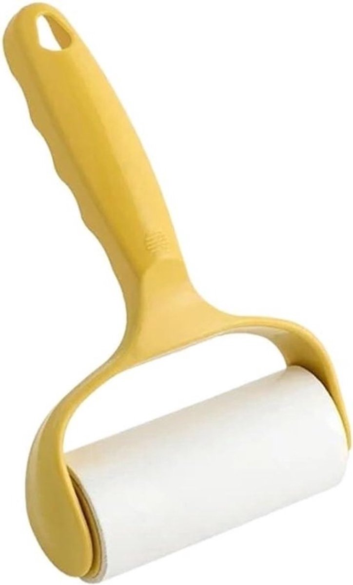Pluisroller 12 stuks - Kledingroller Lintroller - Kleding Reinigen - Scheurbaar Ontwerp - 13 x 19 cm - Geel