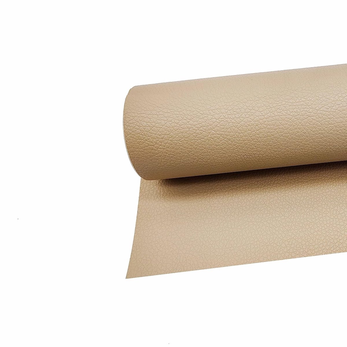 Zelfklevende Leren Patches voor Herstel van Meubels, Motoren en DIY Projecten - 10 x 150 cm, Beige Apricot, Perfect voor Stoelen en Tassen