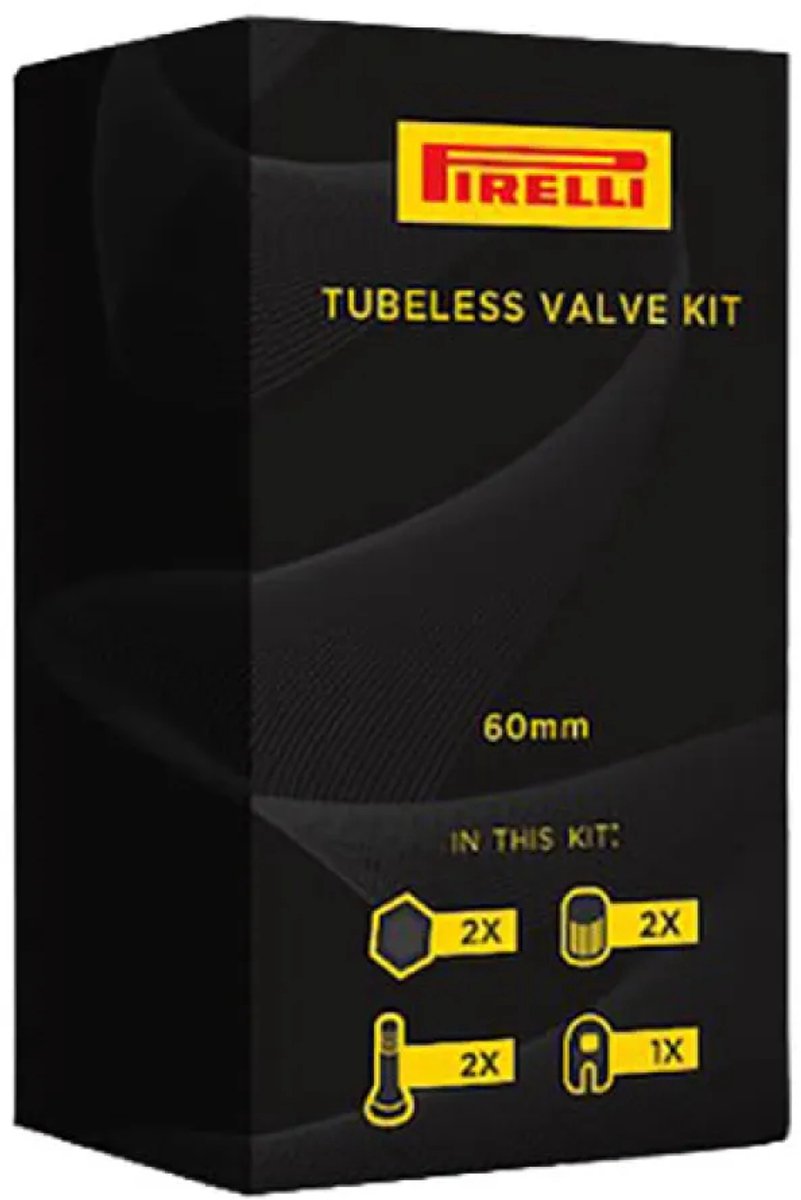 Pirelli Tubeless Kleppen Transparant 40 mm