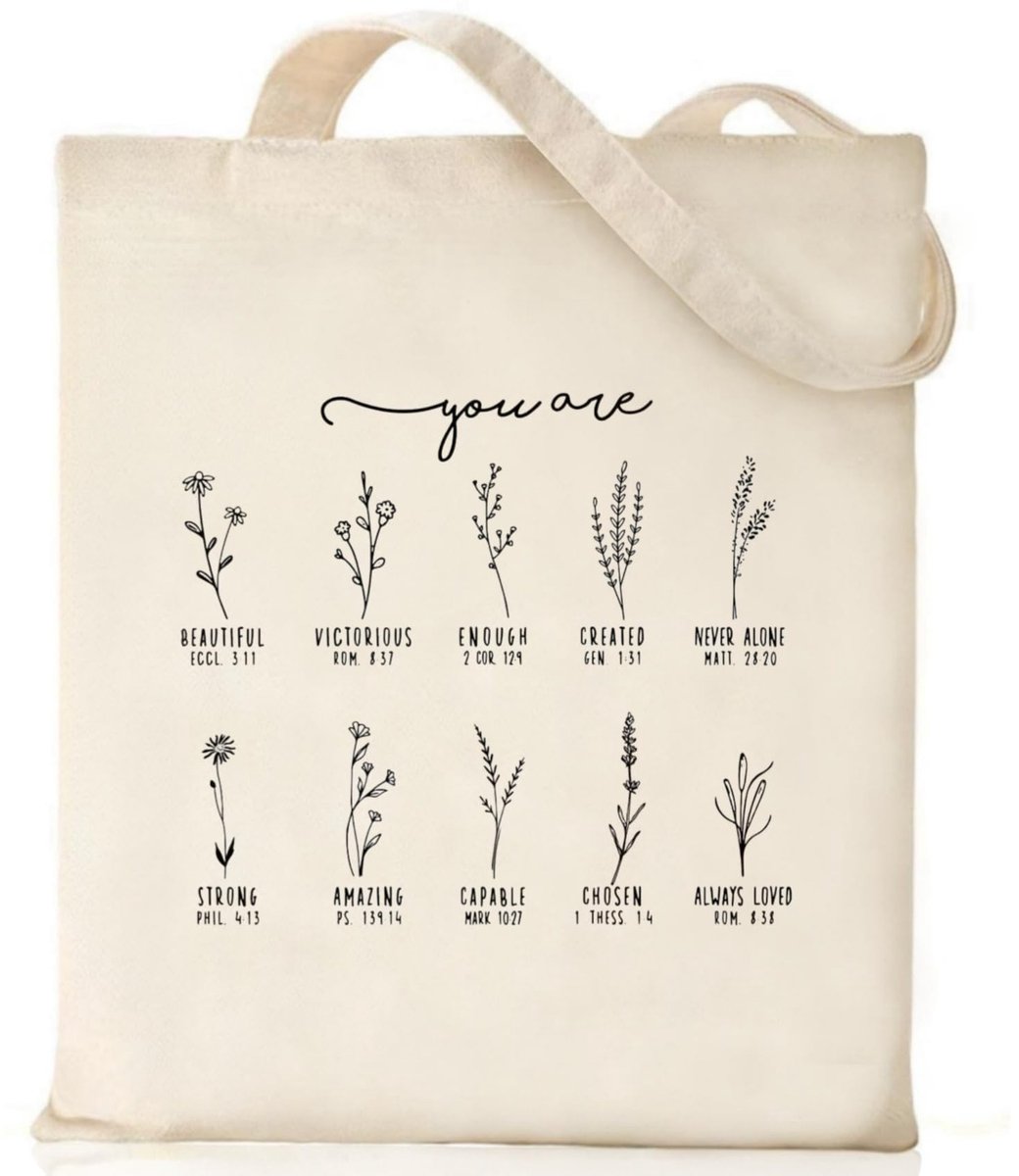 Canvas Tote Bag - Stevige Katoenen Tas met Binnenzak