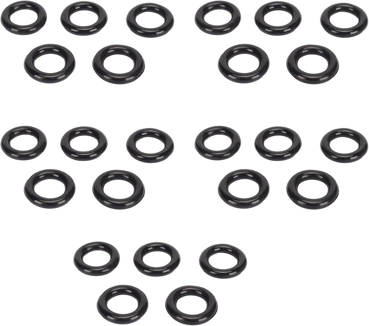 Flexibele Elastische Rubber Ringen voor Spoelwinders - 25 Stuks Vervangingen voor Naaimachines en Industrieel Gebruik
