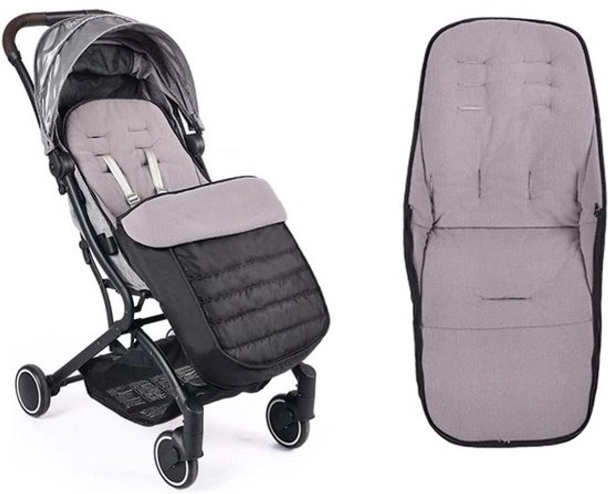 Kinderwagen Slaapzak - Voetenzak Buggy - Baby Warm Houden - 3-in-1 Multifunctioneel - One Size - Zwart