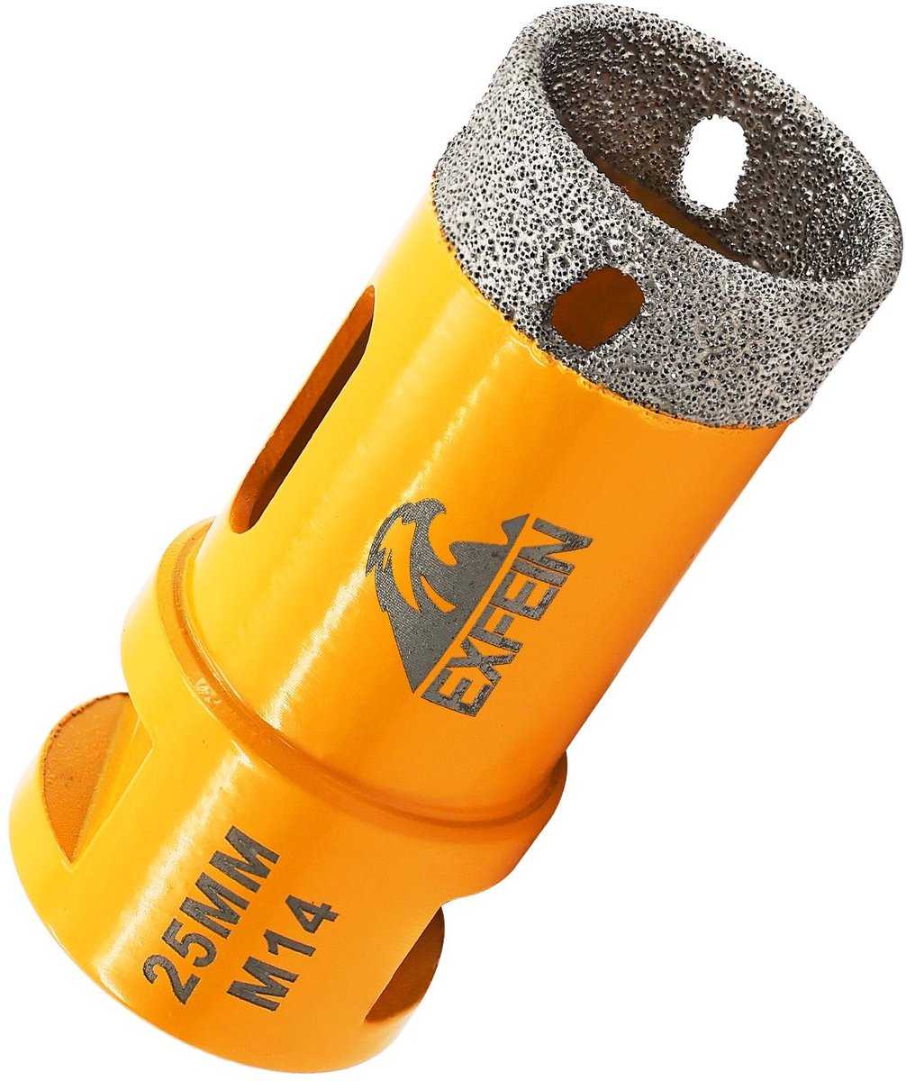 Diamant Boor 25mm - Vacuum Gehechte Boor met M14 Draad voor Porselein en Graniet