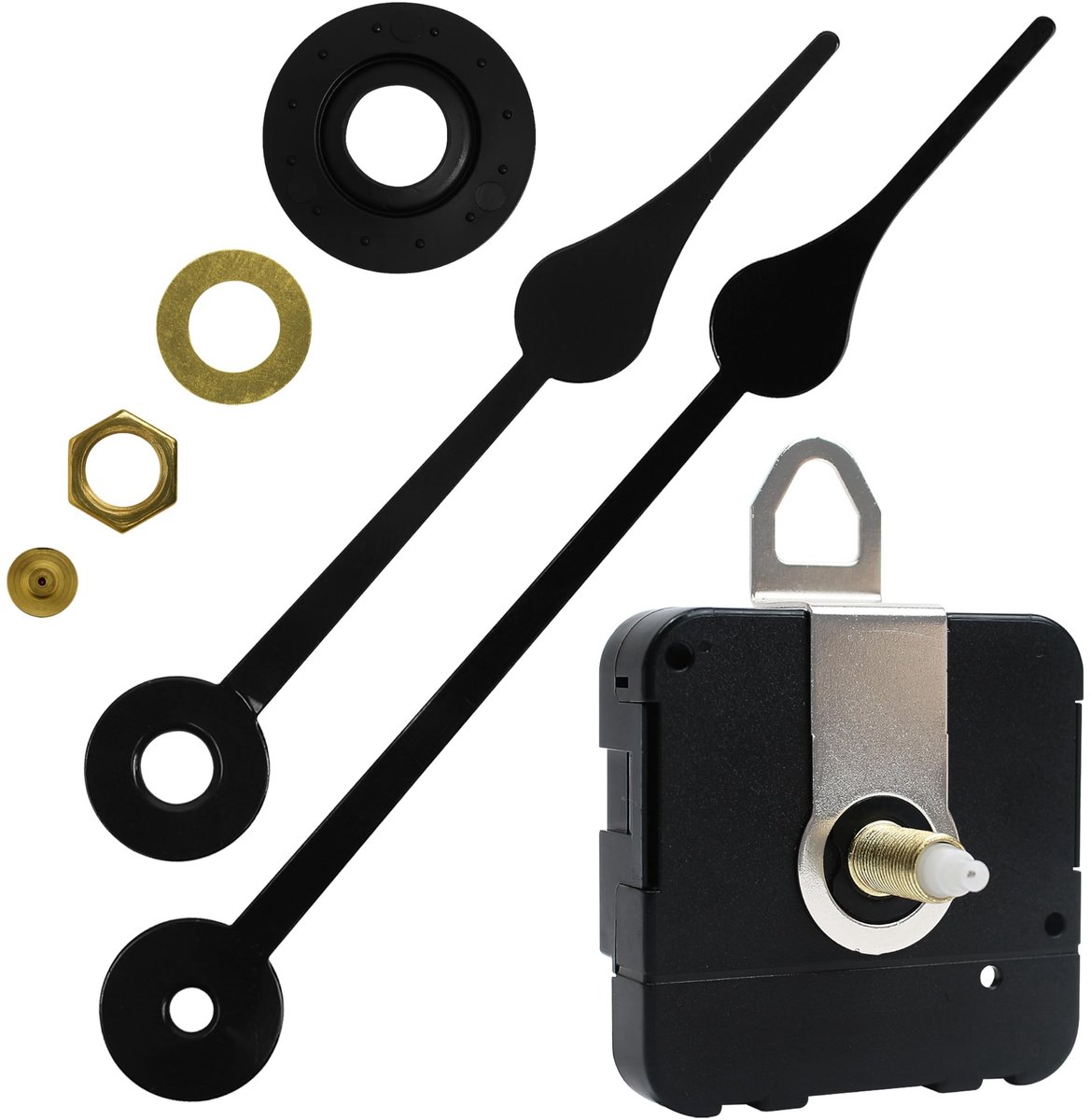 Quartz Klok Reparatie Mechanisme Kit - Zwart