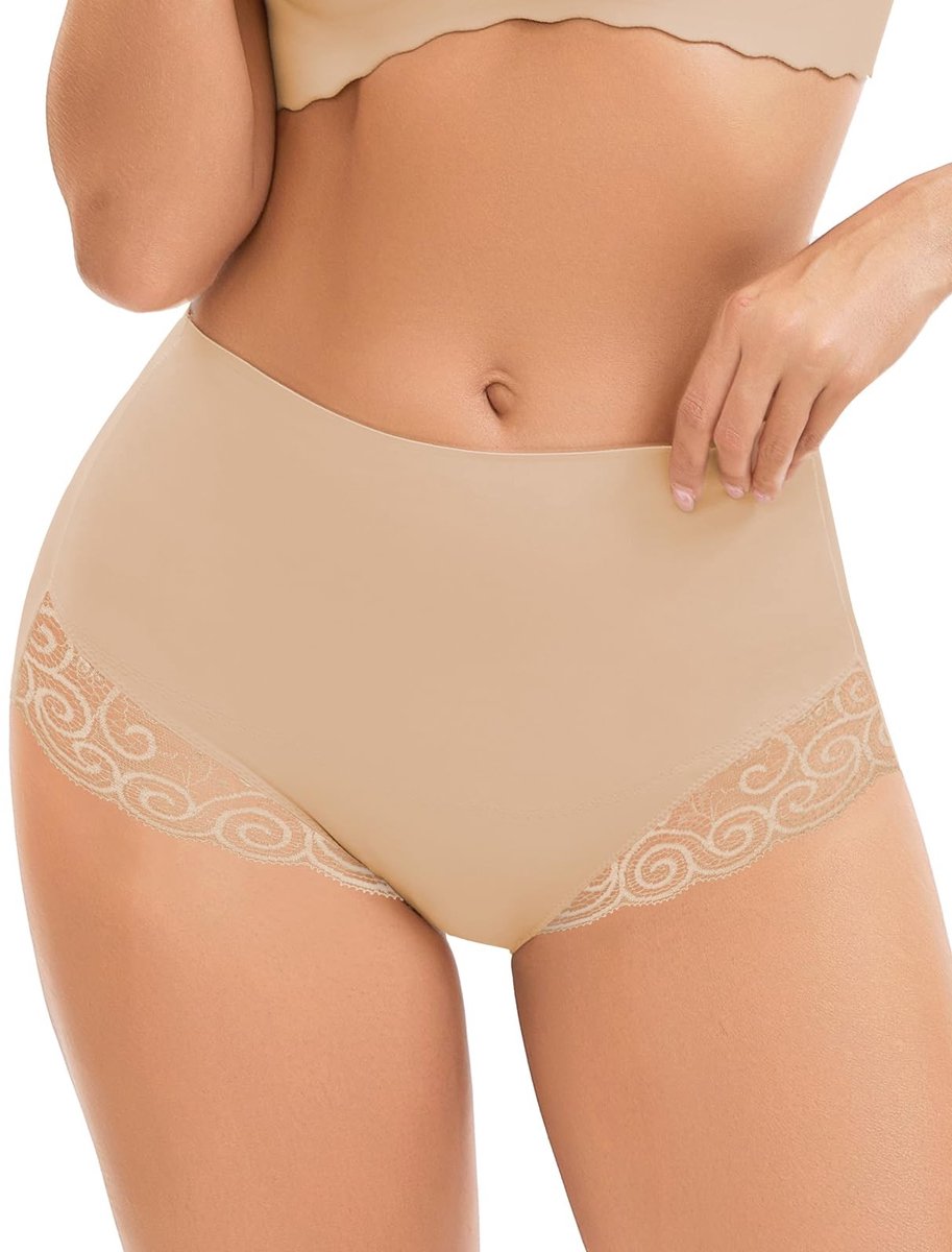 Shapewear onderbroek voor vrouwen - Tummy control, beige