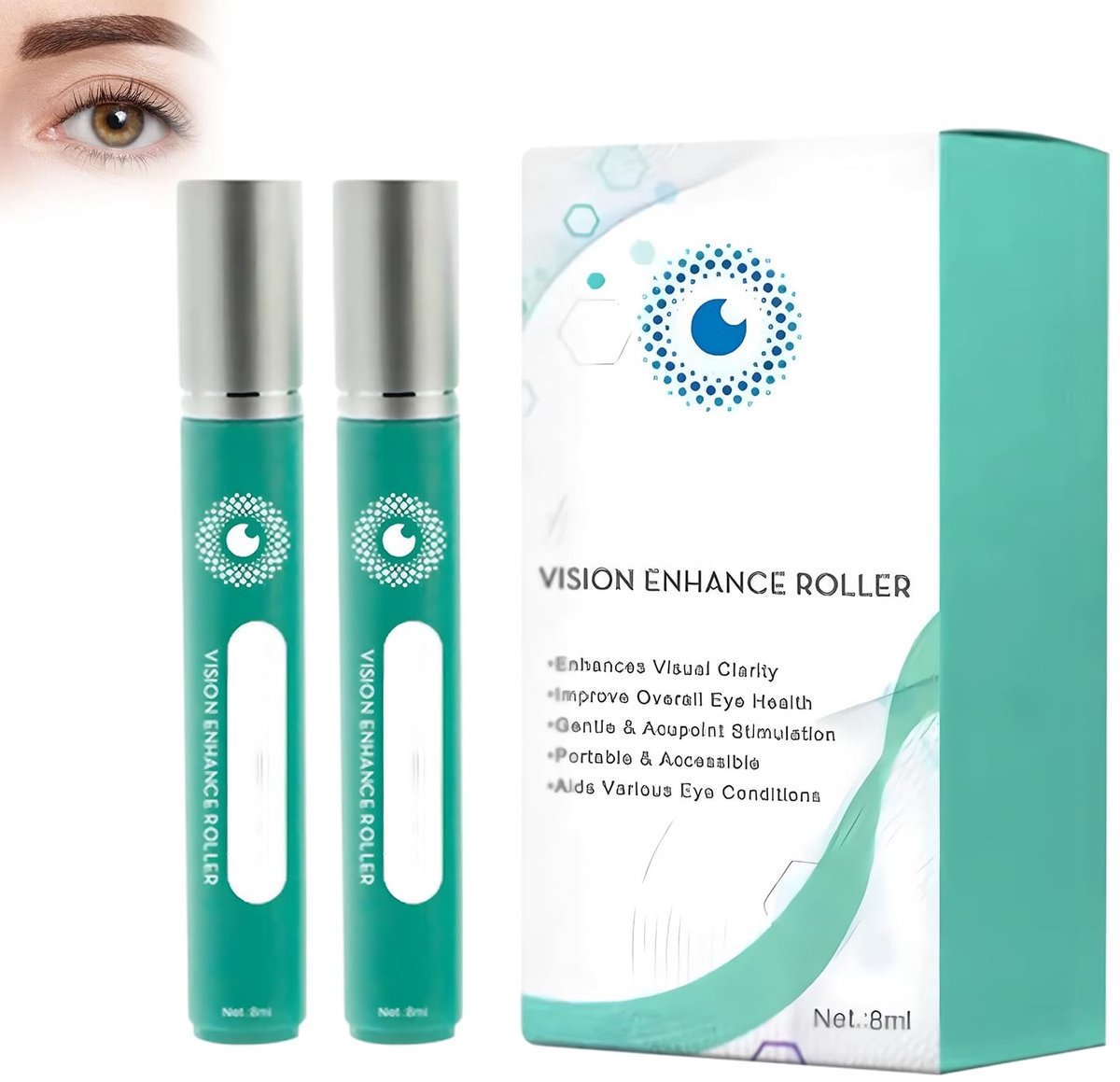 Oculaire Massageroller - Set van 2