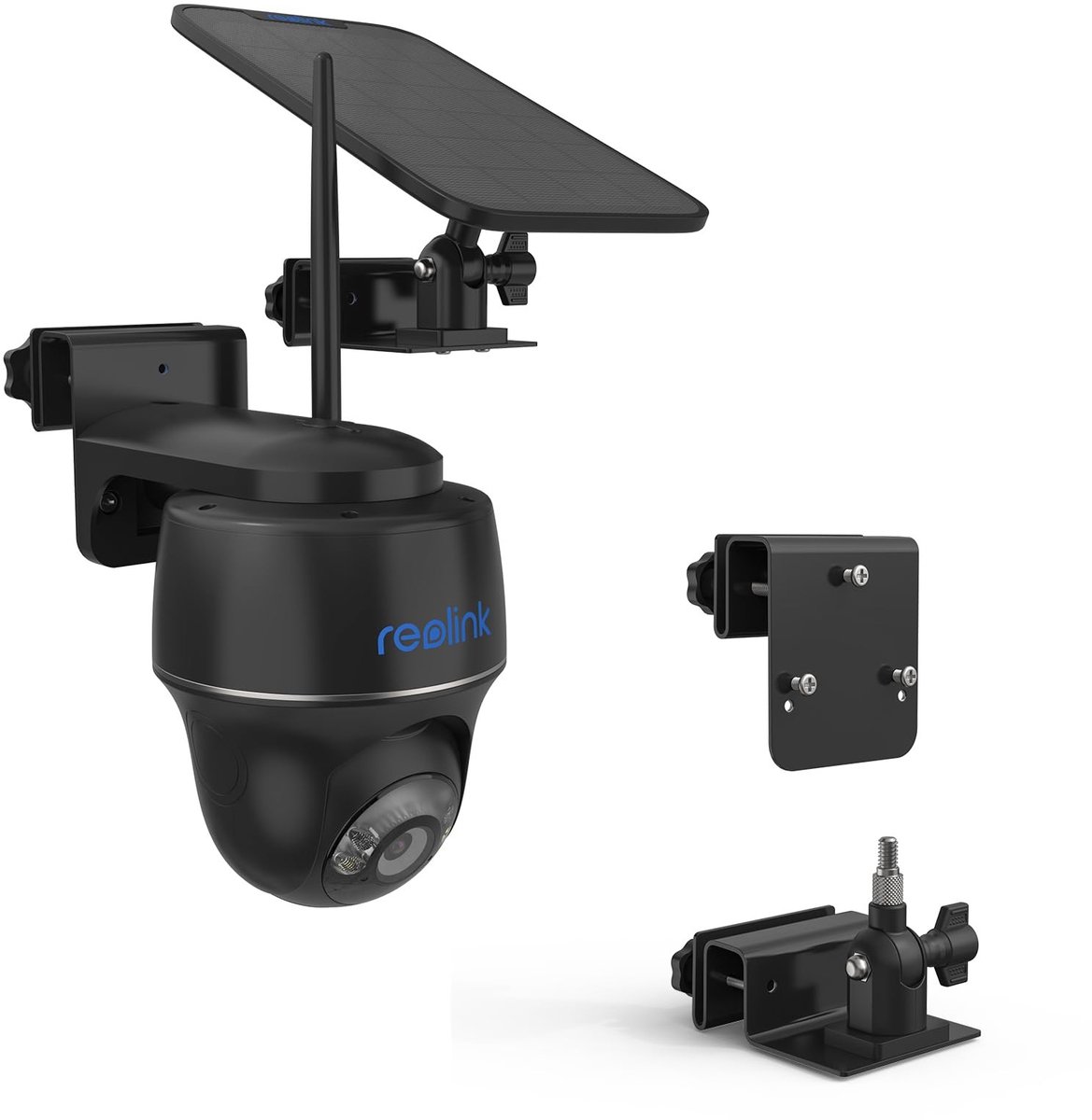 Camera en zonnepaneel houder voor dakgoot - Compatibel met Reolink Argus 3MP/4MP/2K/5MP/2K/4K/8MP