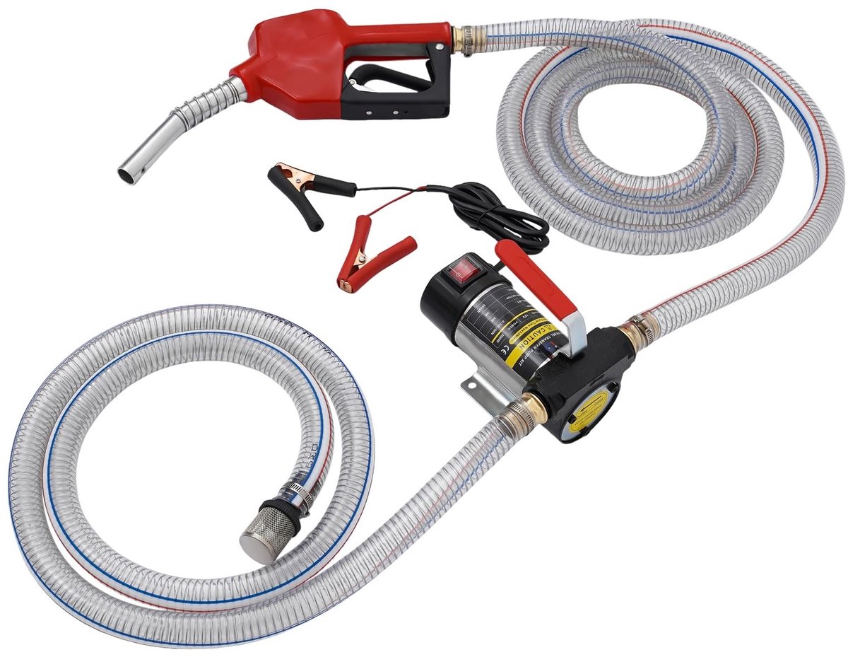 Dieselpomp 45 l/min - 12 V zelfaanzuigend voor jerrycans