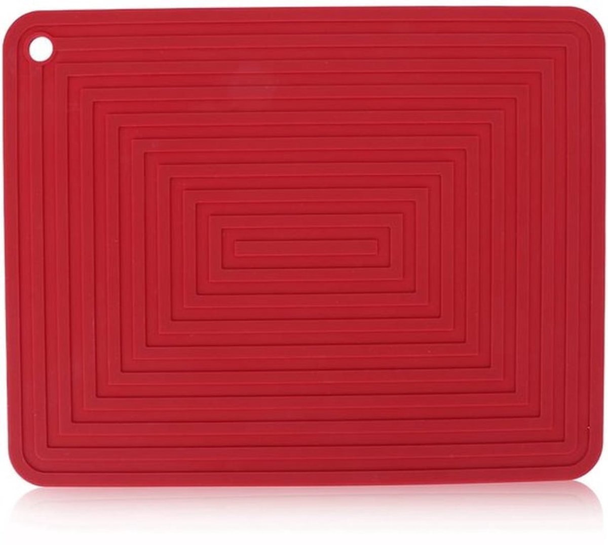 Siliconen Afvoerrek, Hittebestendige Antislip Keukenpad Duurzaam Afvoerrek voor Aanrecht Gootsteen (Rood)