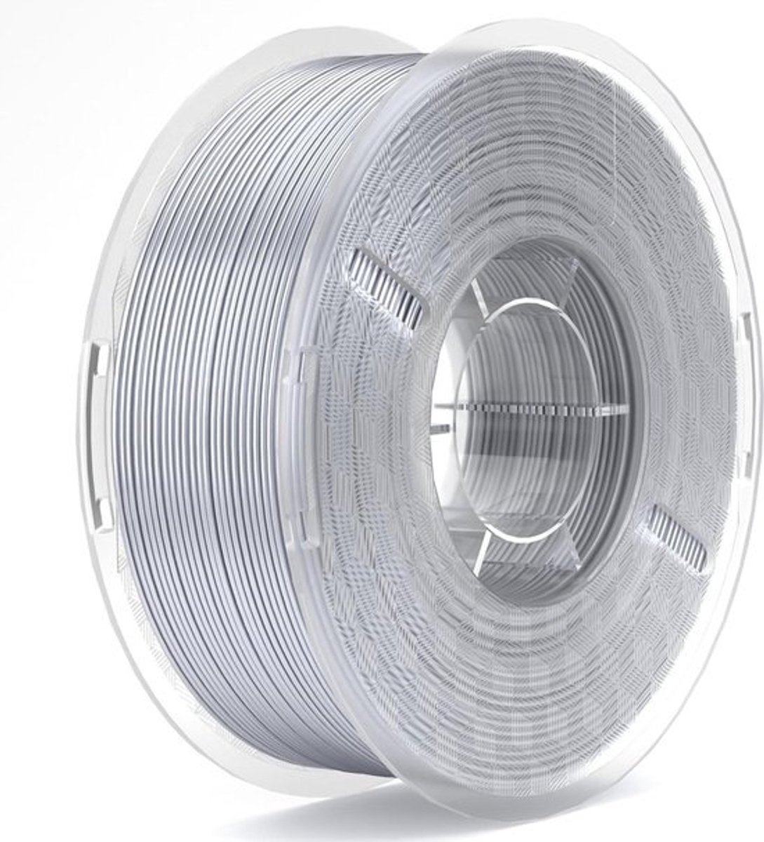 PLA Filament - 3D Printmateriaal - 3D Printen - Zijde Glanzend - 1.75 mm 1KG - Zilver