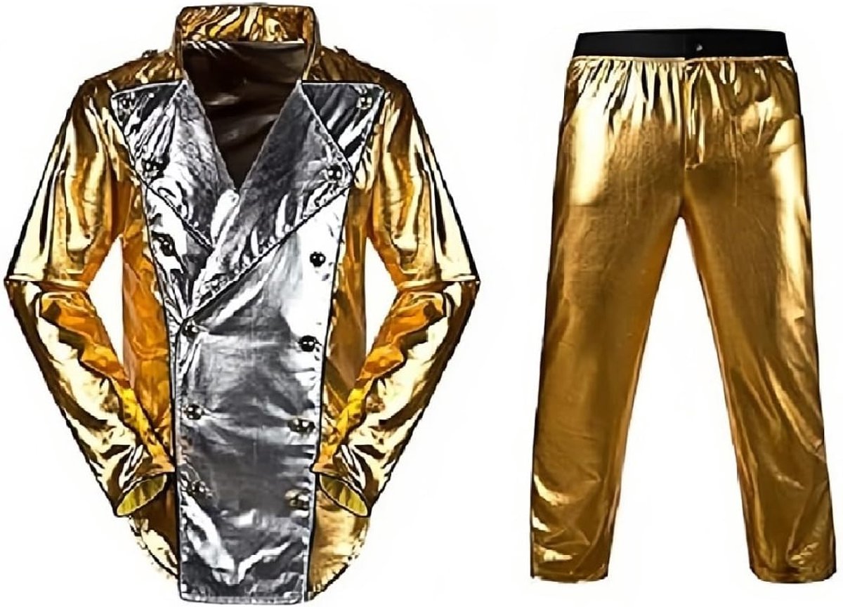 Heren World Tour Gold Geschiedenis Jas met Broek voor een Stijlvolle Look in Duitsland