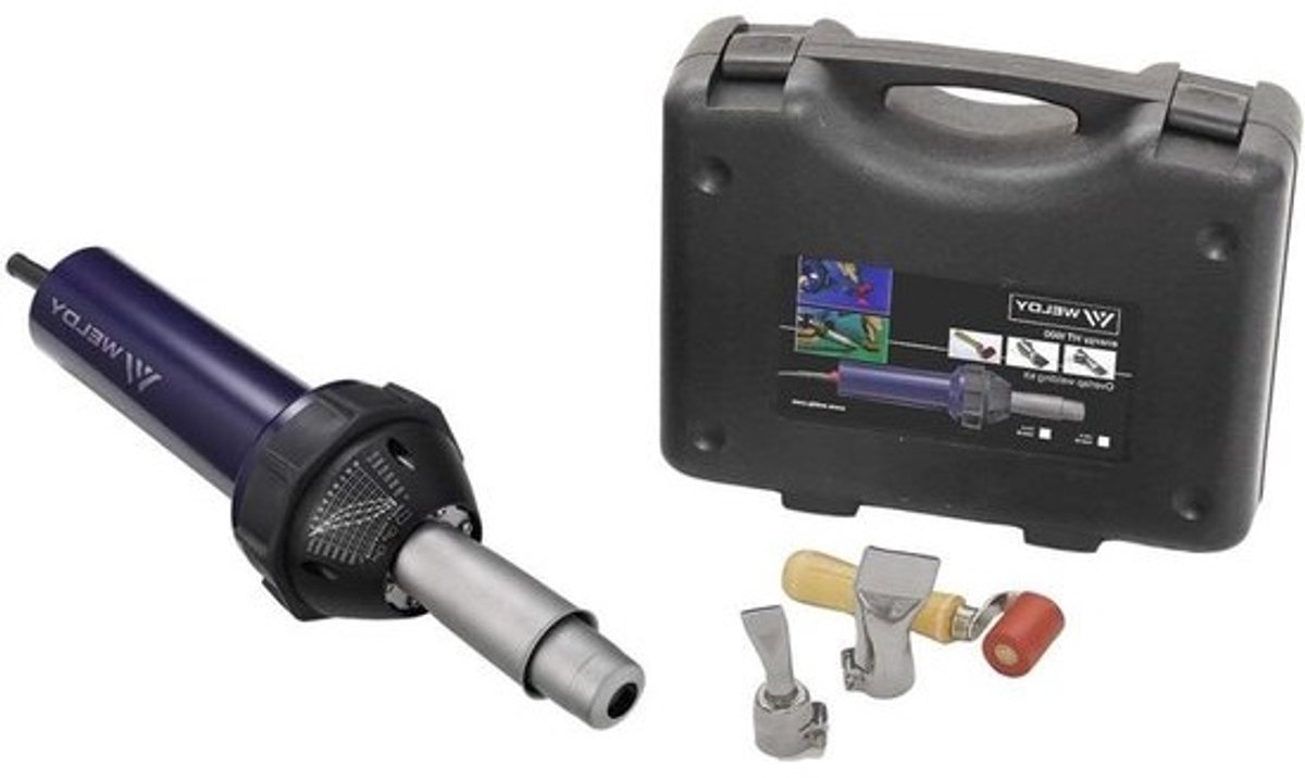 Heteluchtpistool - Soldeerpistool - Verf Verwijderen - Krachtige 1600 Watt - 1 Kilogram - Grijs
