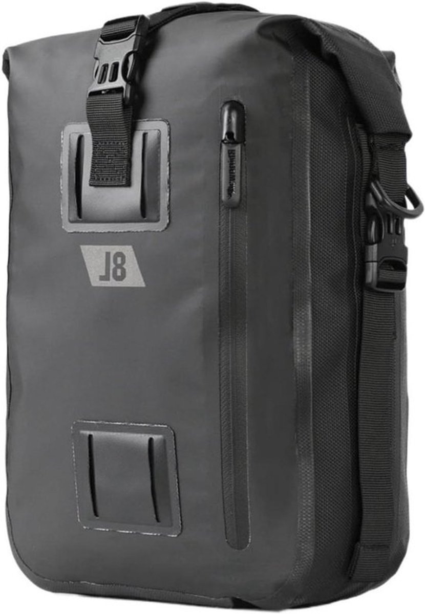 Motor Zadelzak - Achterbanktas Motor - Bagage Vervoeren - Waterdicht Ontwerp - 8L - Zwart