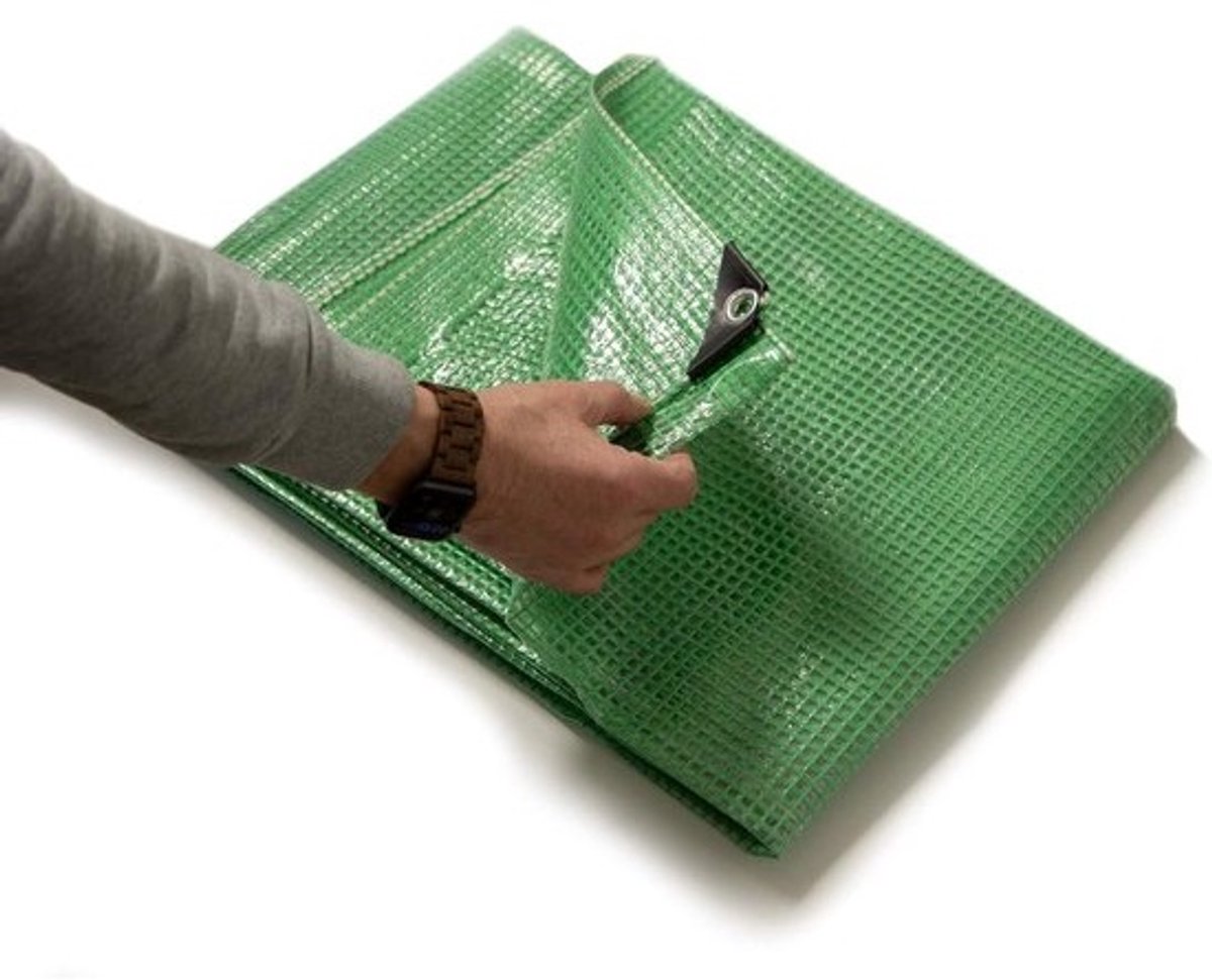 Afdekzeil - Dekzeil Beschermzeil - Tuin Meubels Dekken - Waterafstotend UV-Bescherming - 3 x 5 m - Groen