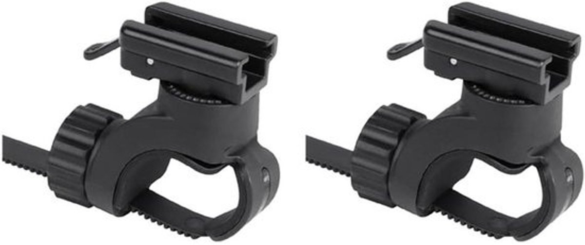 Fiets Koplamp Houder - Lamp Gesp Beugel - Fietsverlichting Monteren - 360 Graden Rotatie