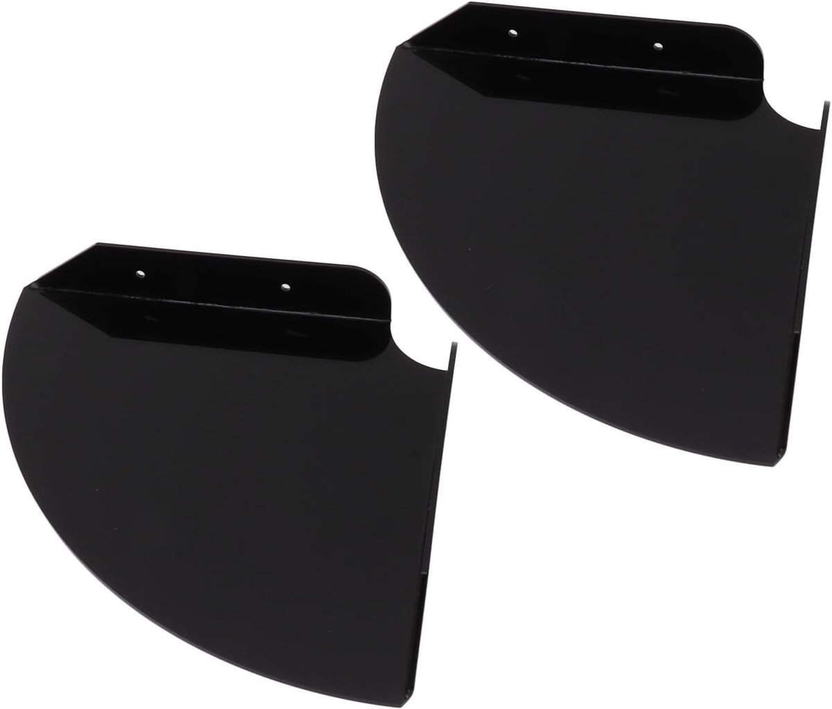 Wandplank Hoekmodel - Set van 2 Zwevende Planken van Acryl voor Slaapkamer, Badkamer en Woonkamer - Ruimtebesparende Opbergoplossing