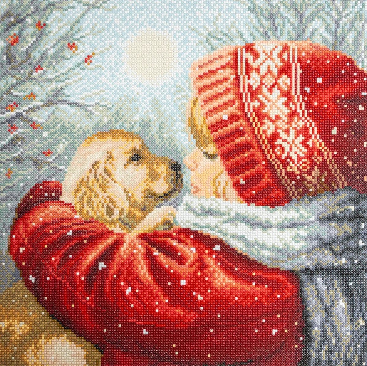 Diamond Painting LT 102 Christmas Hugs - Diamond Painting - Letistitch