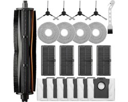 Vervangingsset accessoires voor Dreame L10s Pro Ultra Heat, L10s Ultra Gen 2, X30 Ultra, Mova E30 Ultra – 1 hoofborstel, 4 zijborstels, 4 HEPA-filters, 4 doekjes, 6 stofzakken