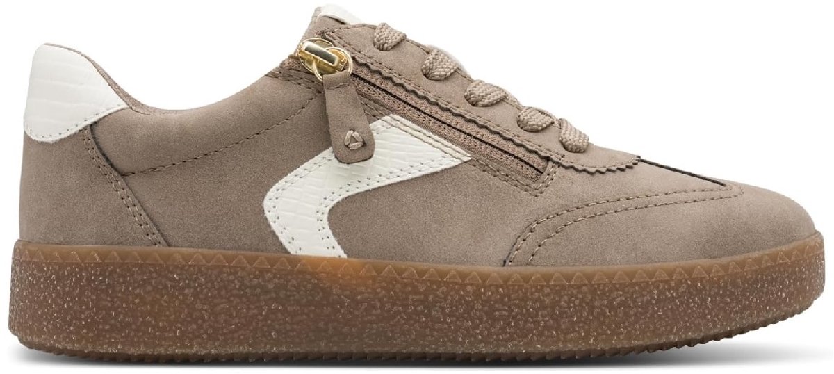 JANA 23791-47 Pepper damesschoenen met rits- en vetersluiting