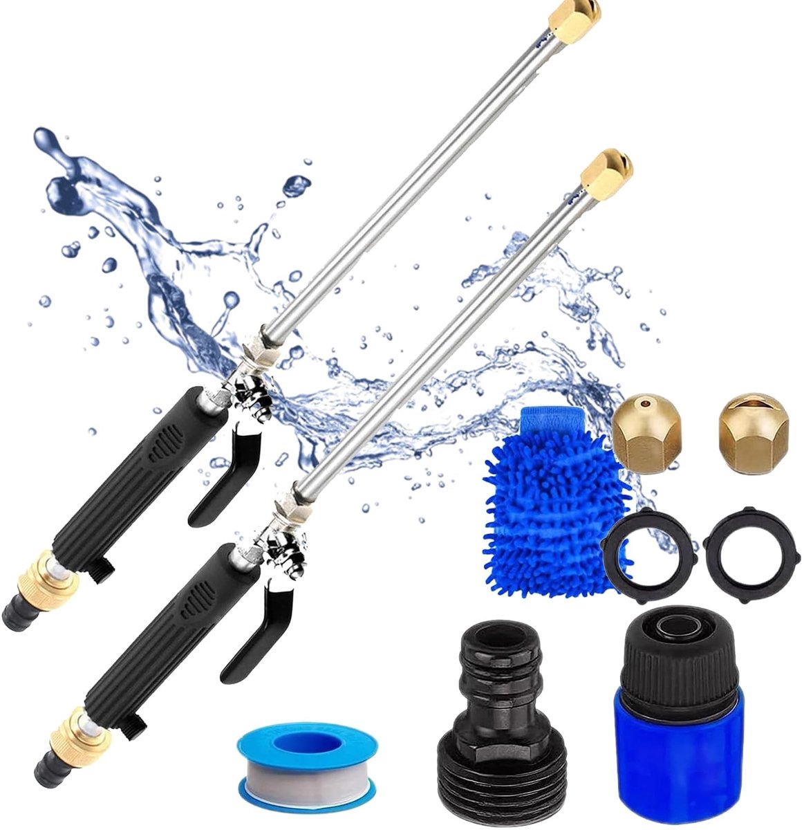 Hydro Nozzle - 2-in-1 Power Nozzle voor Hoge Druk - 3000 Psi