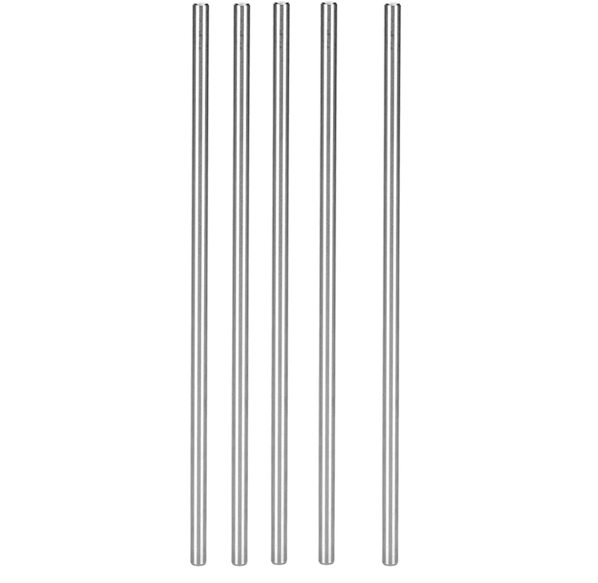 Ronde Assen - 5 stuks roestvrijstalen precisieschachten 6 mm x 200 mm