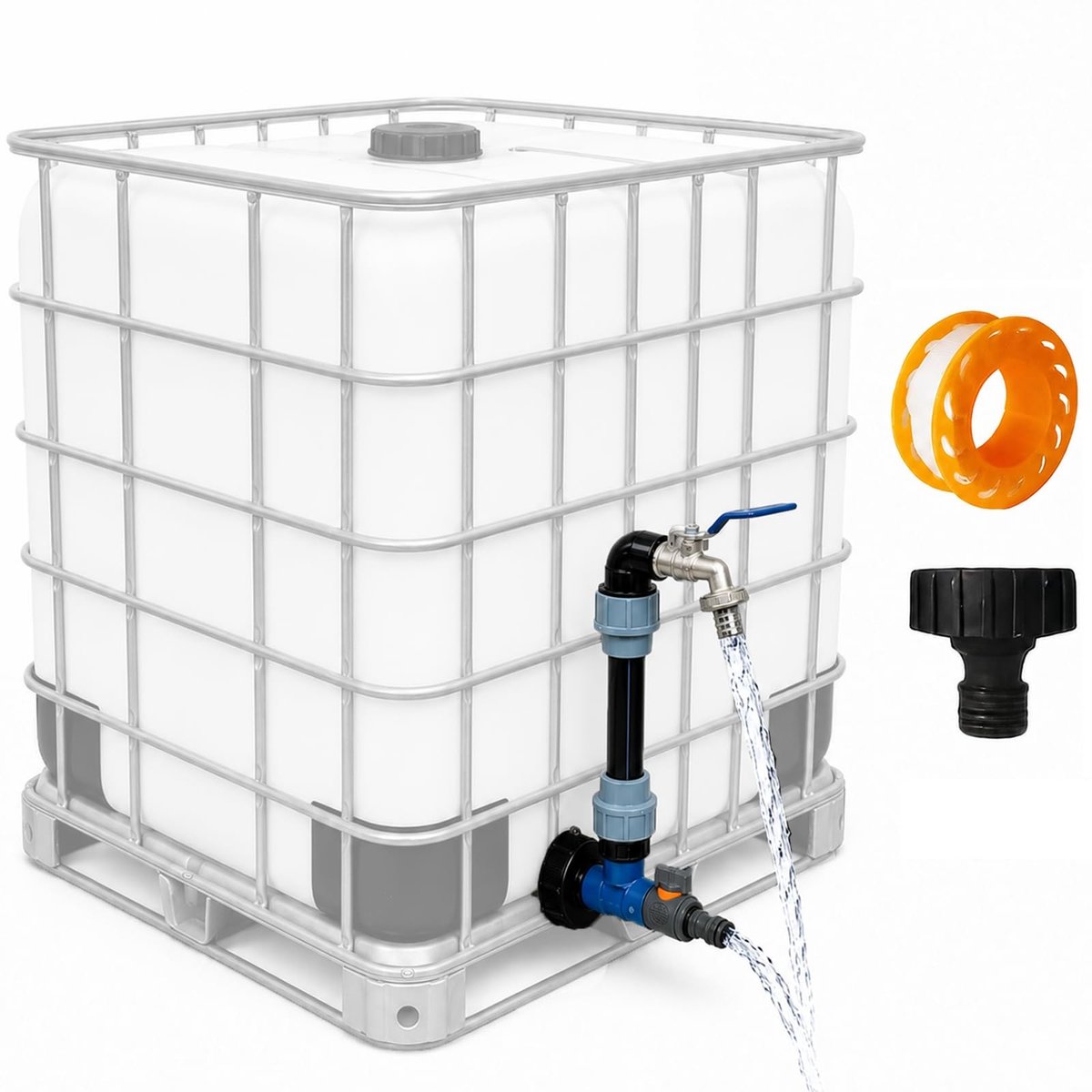 Zwanenhals Kraan met Accessoires - 2-in-1