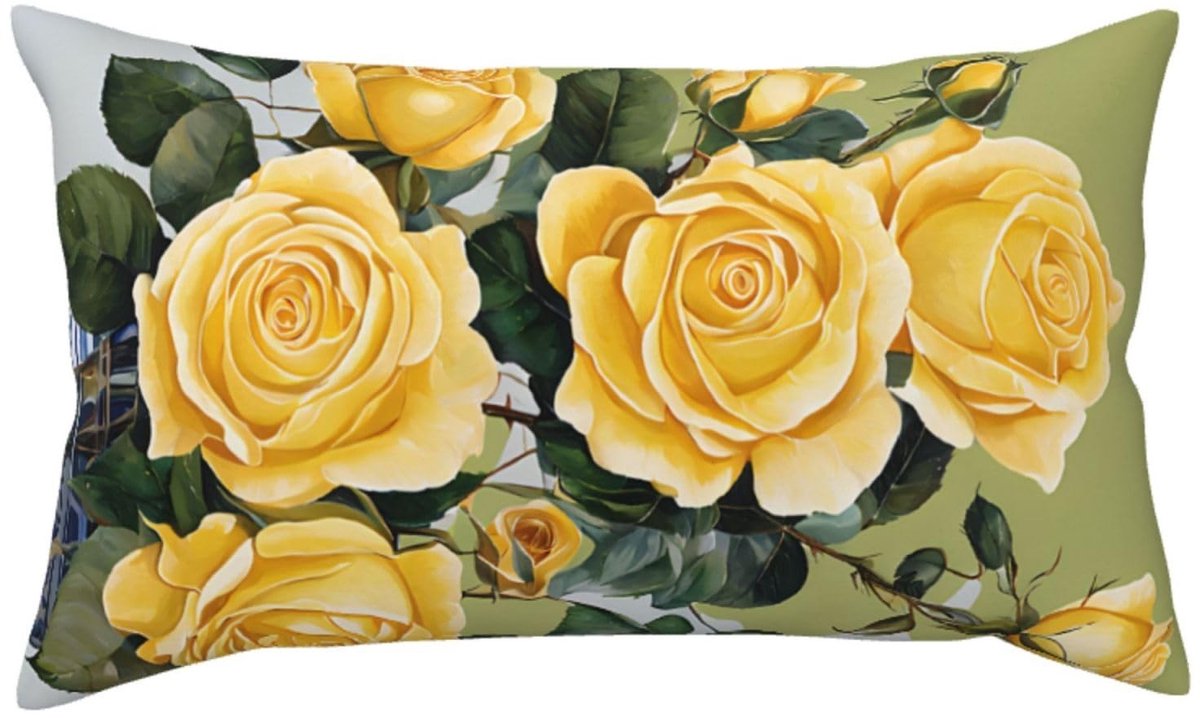 Yellow Rose Kussensloop - 50,8 x 91,4 cm