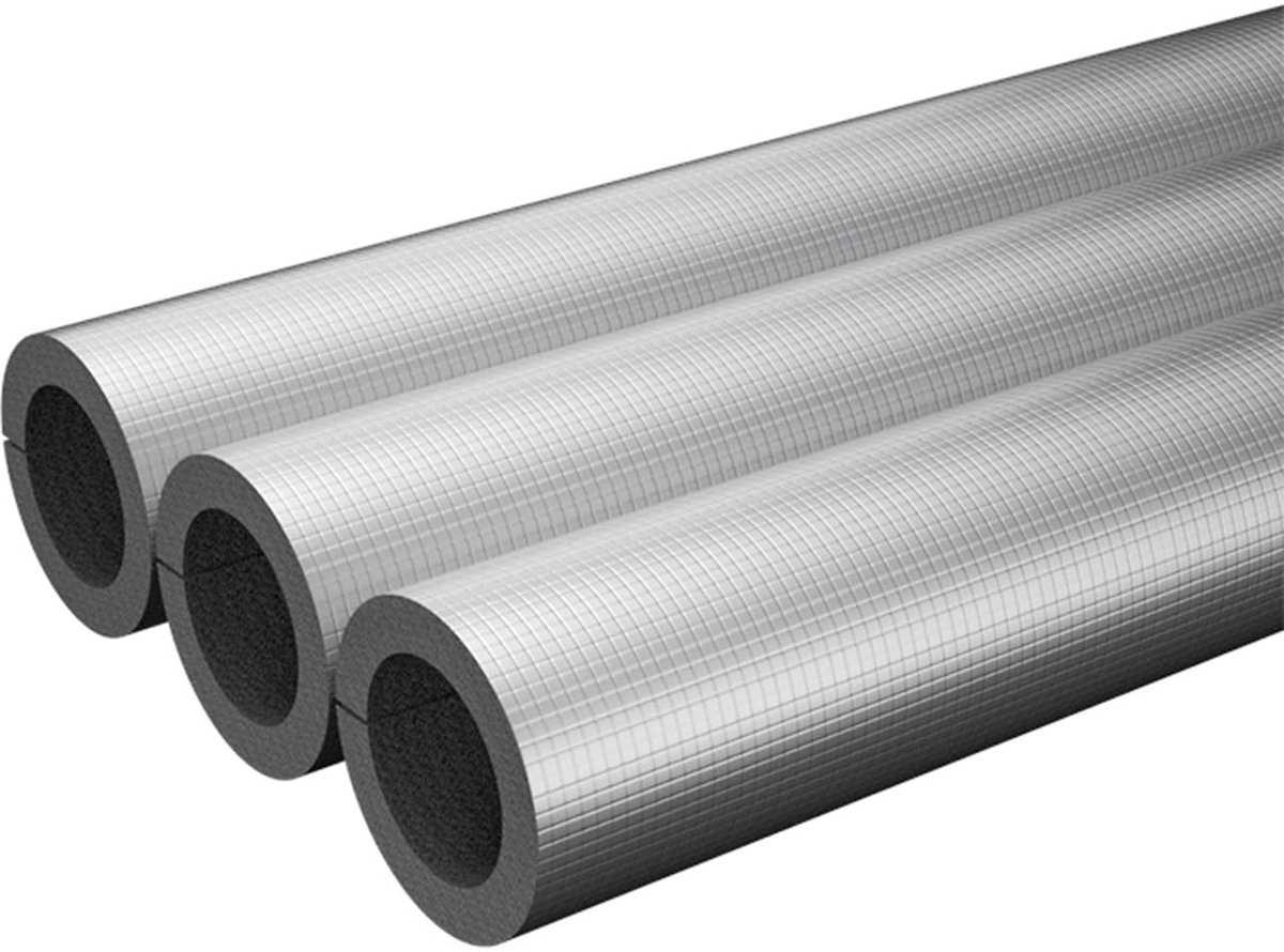 Zelfklevende Aluminiumfolie Pijpisolatie - Flexibele HVAC-wikkel - ID 1"