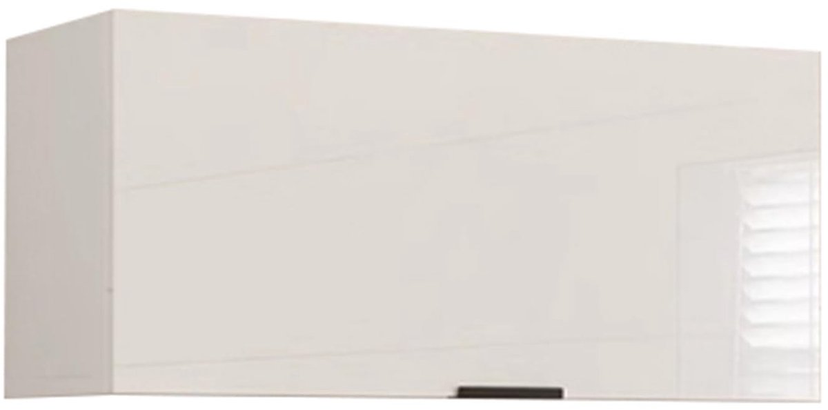 Wandgemonteerde keukenopbergkast - Multifunctioneel - 80x35x35 cm - Blanc