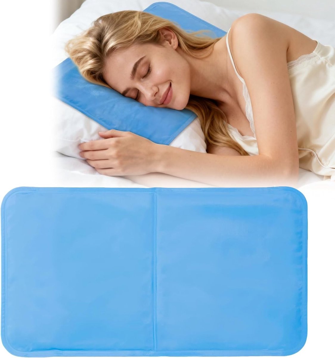 Verkoelend slaapkussen voor nekpijn, gelkussen voor optimaal comfort en frisse nachten, ideaal voor warmere zomers