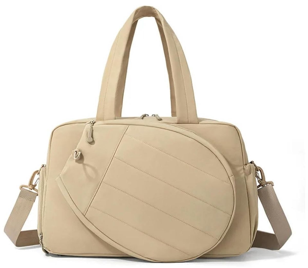 Sporttas - Draagbare Badminton Tas - Nylon - Khaki