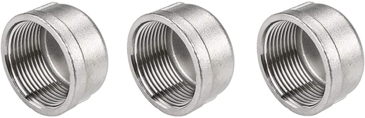 3 Stuks Pijpafsluiters - 1,2 Inch
