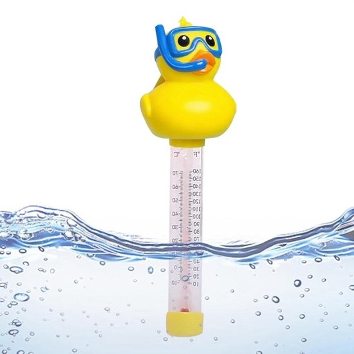 Water Temperatuur Thermometer - Badthermometer Zwembad - Veilig Baden - Leuk Dierontwerp - 10 Centimeter - Duikende eend
