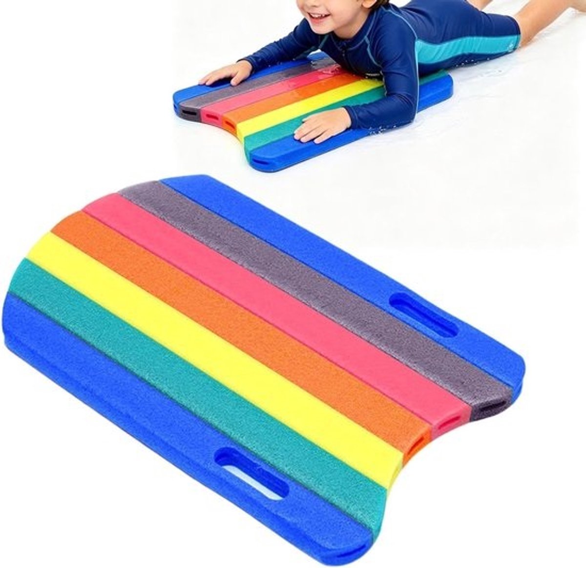 Zwemplank Kinderen - Zwemhulp Hond - Zwemtraining Verbeteren - Veerkrachtige Structuur - 47 x 29 x 2.5 cm - Niet gespecificeerd