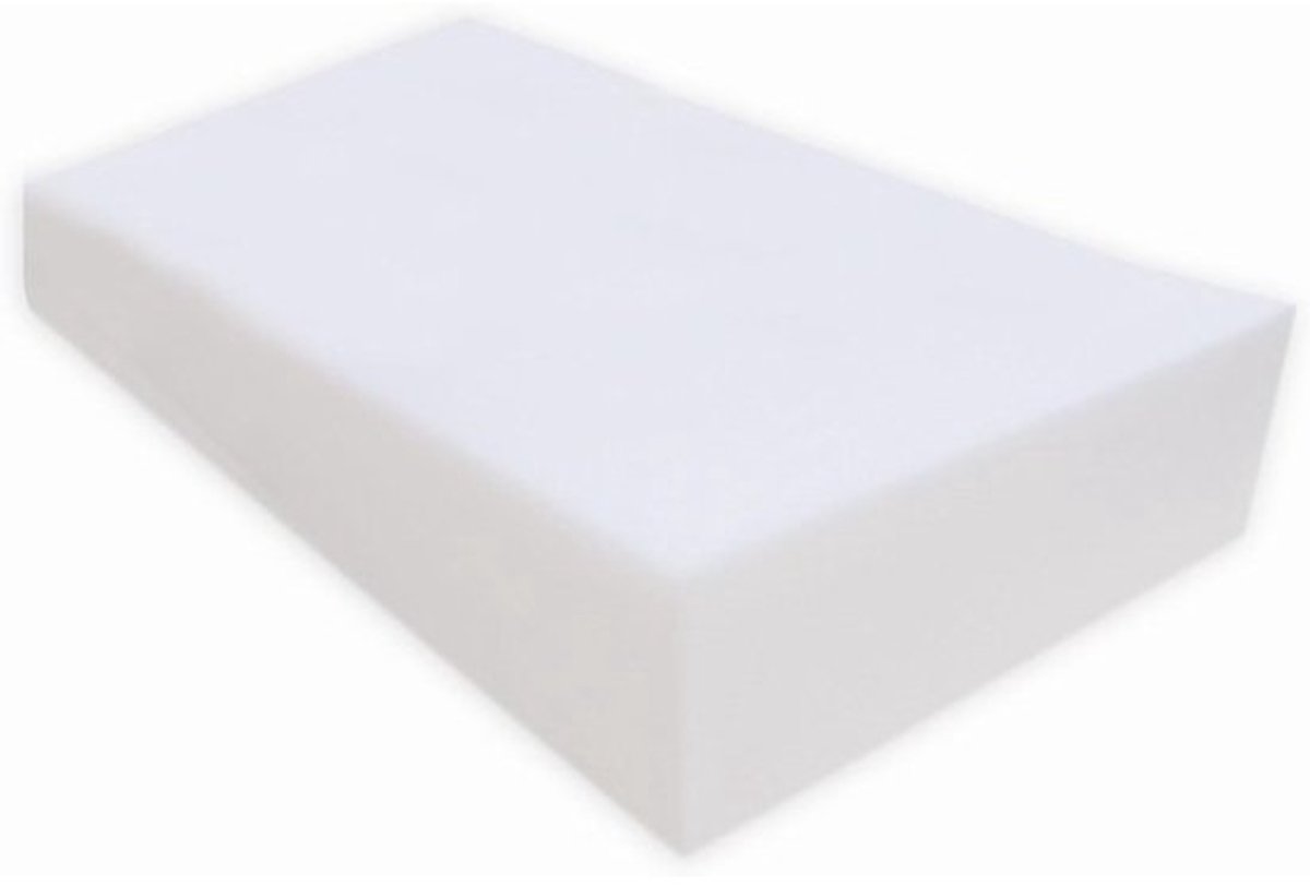 Akoestisch Schuim - Piramideschuim Geluidsisolatie - Geluidsverbetering Ruimte - Glad Oppervlak - 200x100x9cm - Wit