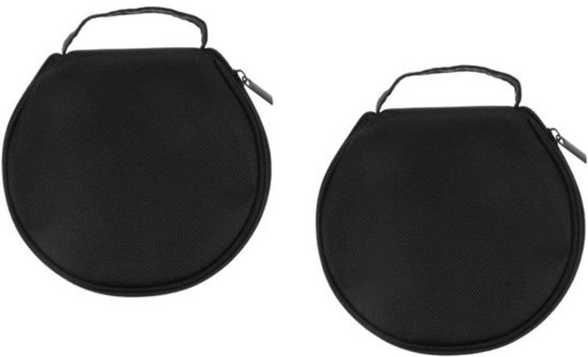 Cd Opbergdoos - Cd Organizer - Schijven Beschermen - Grote Capaciteit - 15x15x5.6 cm - Zwart