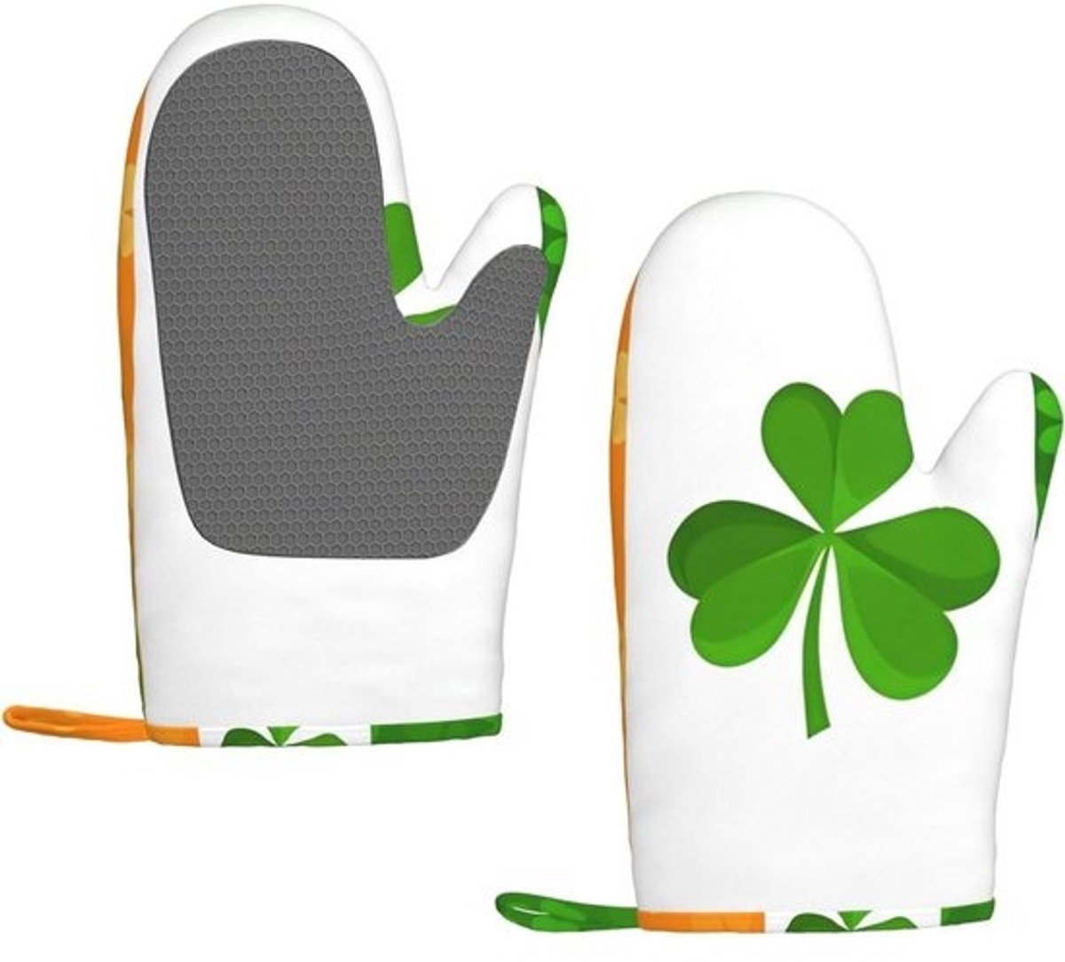 Ovenwanten Siliconen - Keukenhandschoenen Hittebestendig - Koken en Bakken - Antislip Grip - 28 x 18 cm - Zwart