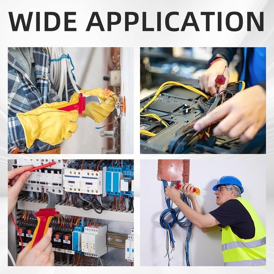 Geïsoleerd kabelstripmes 1000 V, antislip handgreep, ideaal voor elektriciens en kabels verwijderen, professioneel gereedschap voor veilig gebruik — afbeelding 2
