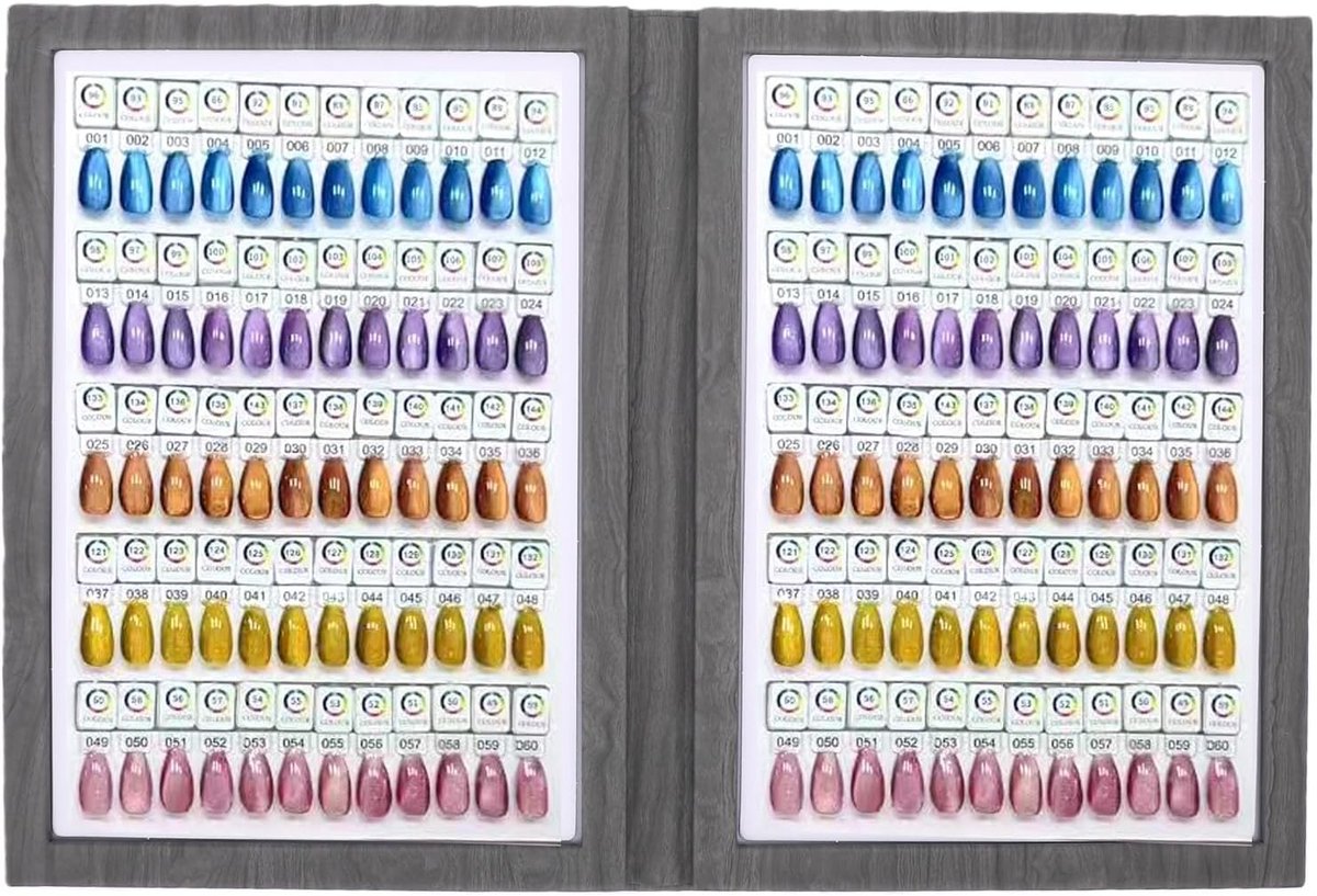 Magnetisch Nagelboek met 180 Kleuren en Tips voor Professionele Nagelstyling en Creatieve Ontwerpen
