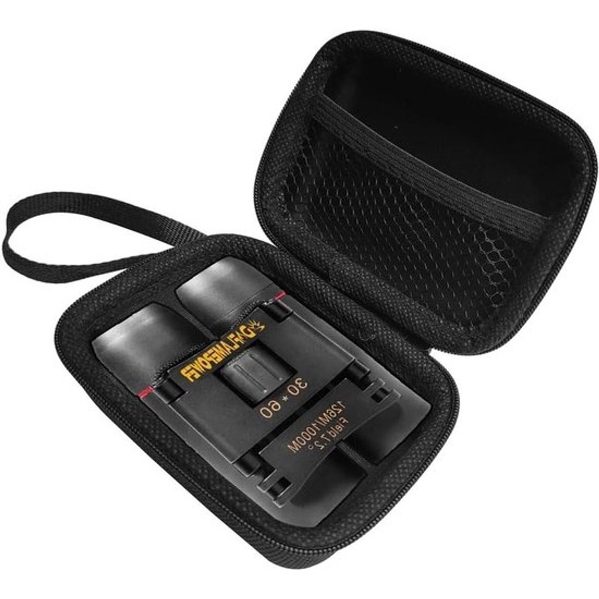 Draagbare Verrekijker Case - Opbergtas Telescoop - Bescherming Onderweg - Waterbestendig Nylon EVA - 11 x 6 x 2 cm