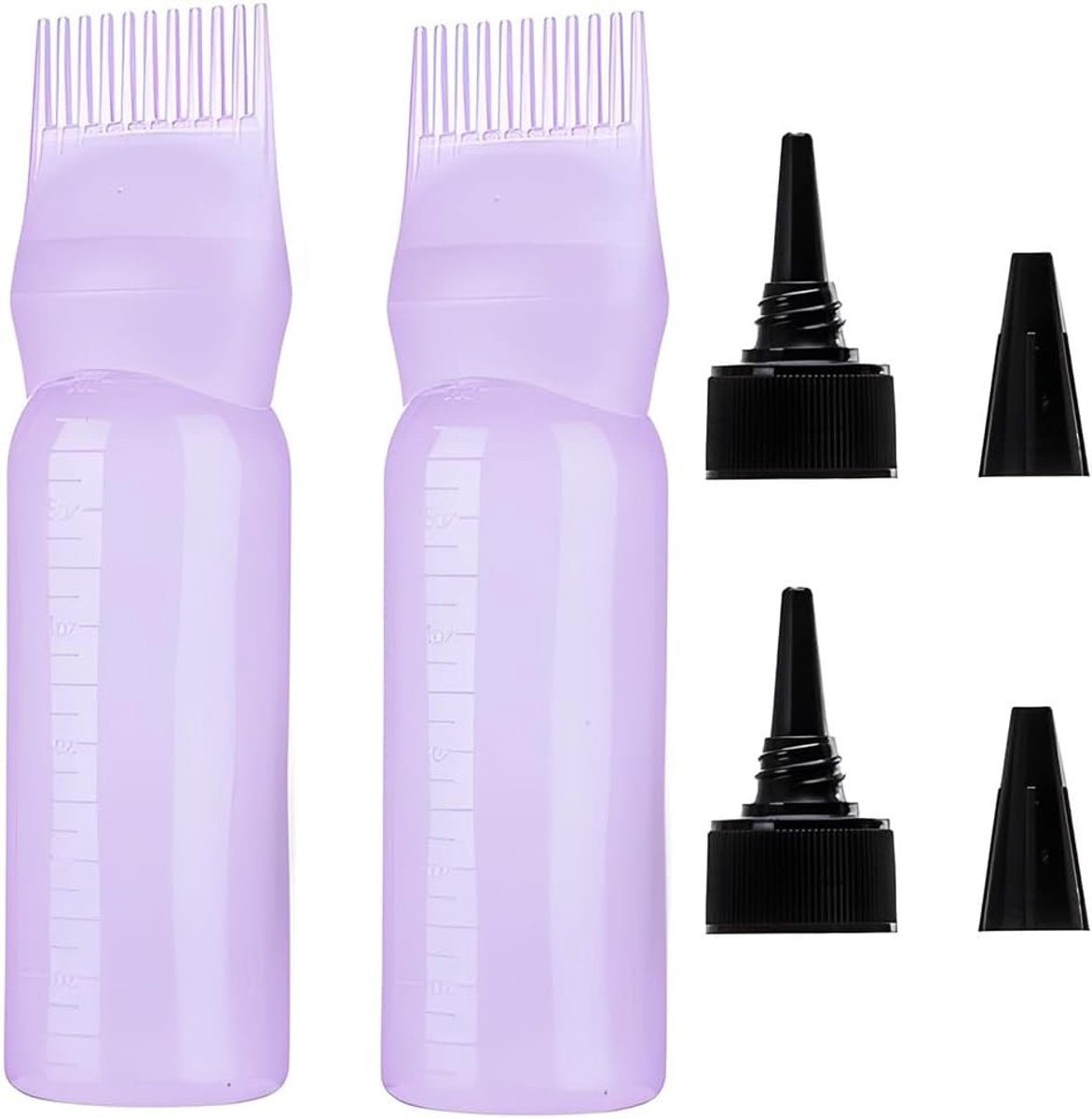 Set van 2 Haarapplicators voor Olie, Haarverf en Haarwortelverf - Ideaal voor Thuisgebruik en Professionele Verfbehandelingen
