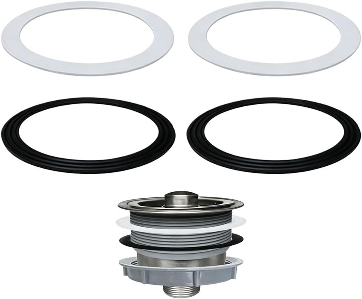 O-ring afdichtingen voor spoelbakken, set van 4 waterdichte accessoires voor 110 mm armaturen, ideaal voor lekkagepreventie en duurzame installatie.