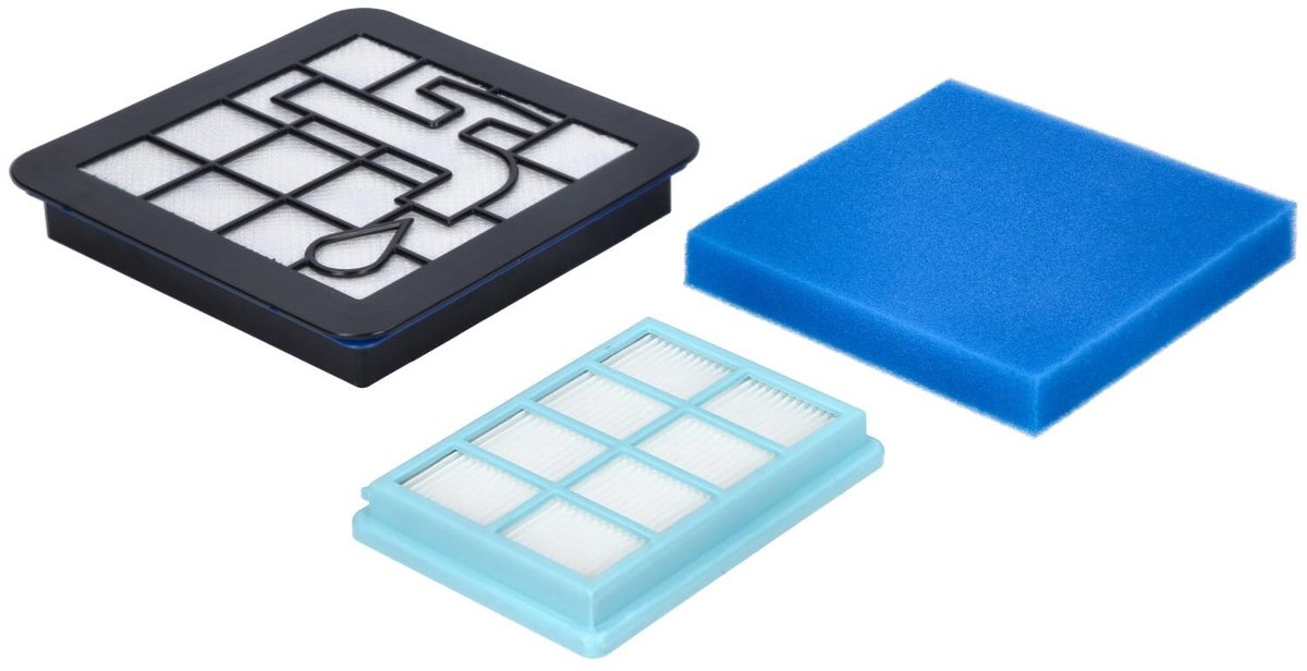Filter Set voor Philips PowerPro Compact en Active - 3 Stuks