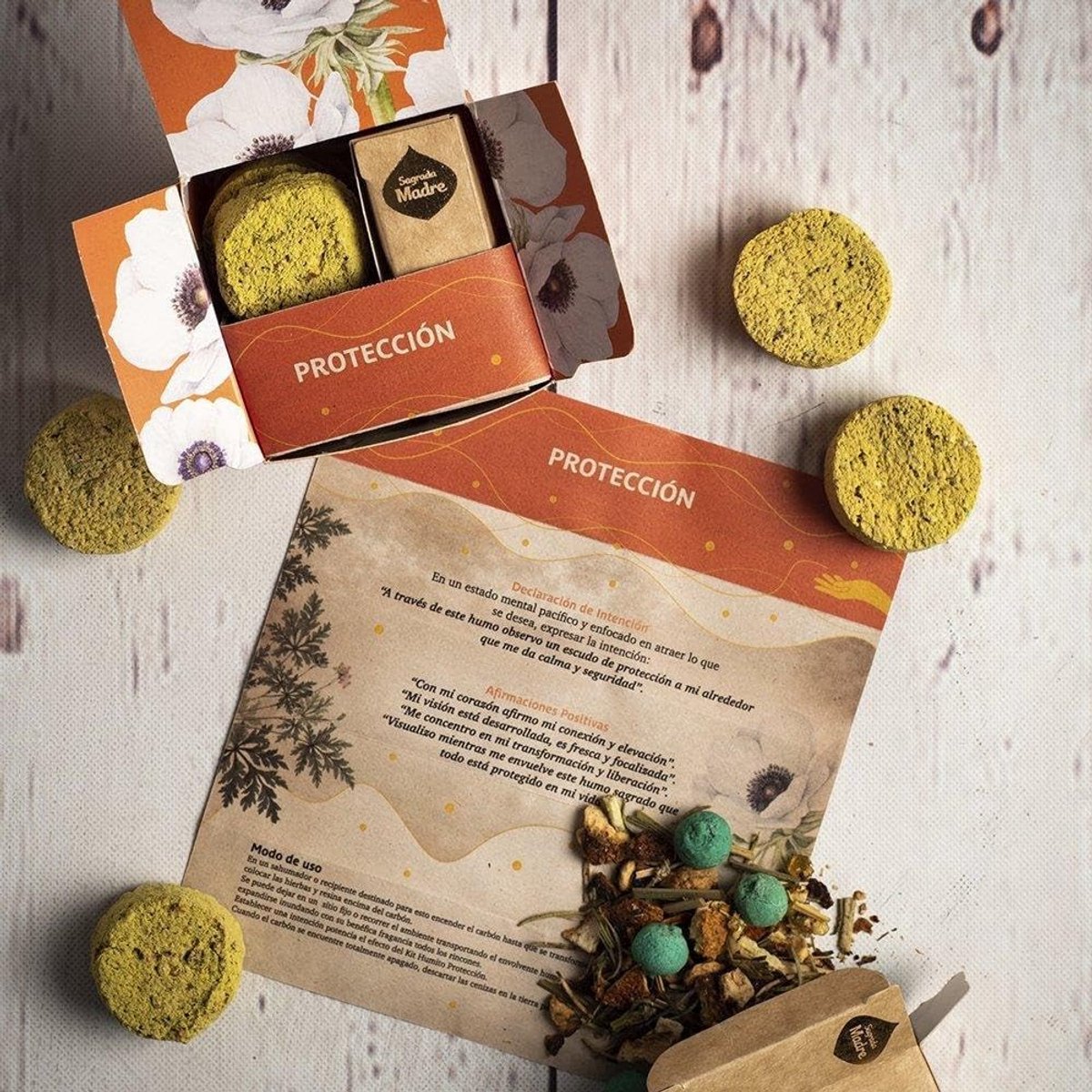 Handgemaakte Incense Set - Ritual voor Bescherming met 8 Sticks