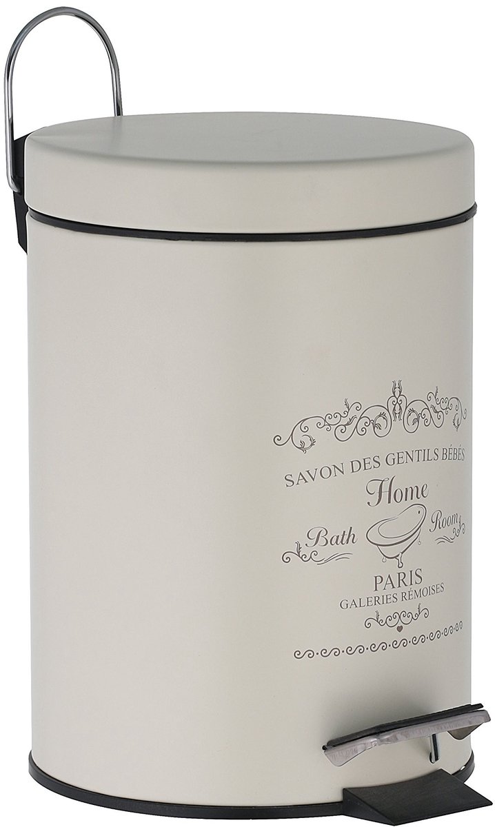 Cosmetic Bin - Antiek Wit - 3 L Capaciteit