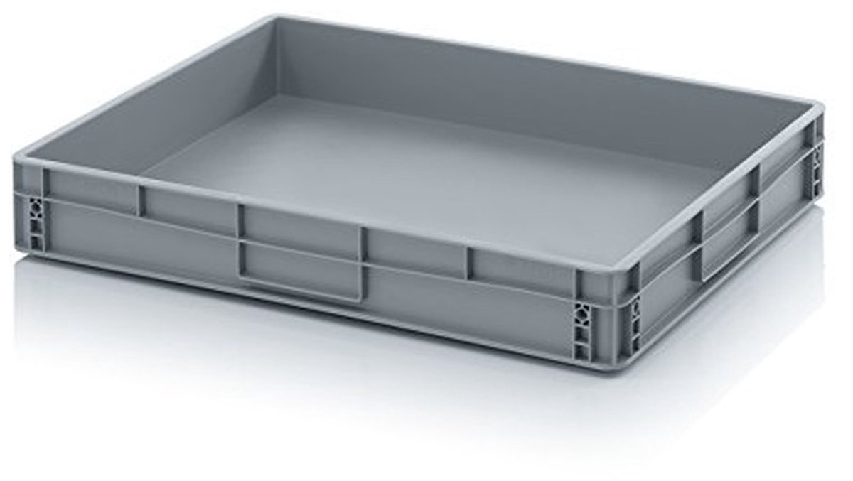 Euro Container - 80 x 60 x 12 cm - Grijs